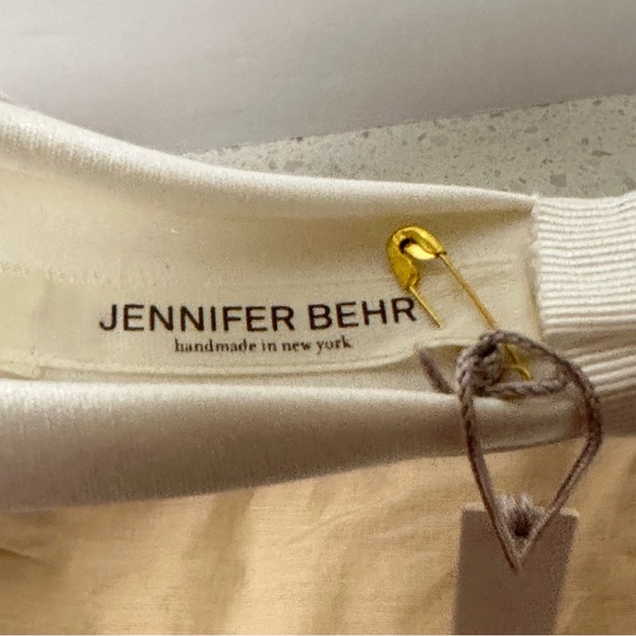 Jennifer Behr Twist Headband White Satin NWT main image 4